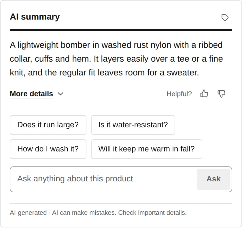 Questions as tags